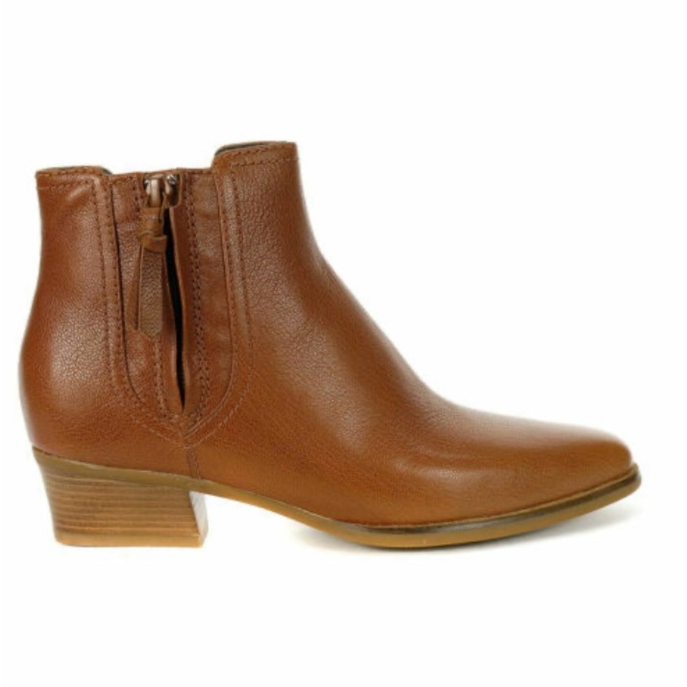Brown Leather Ankle Boots